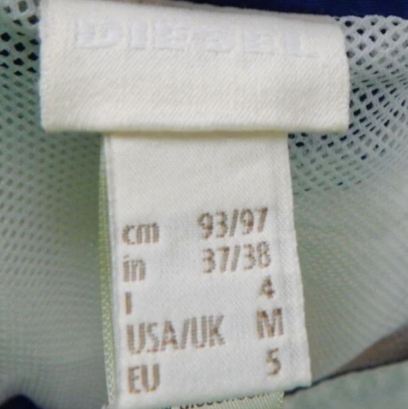 Diesel Y2K Graphic Swim Trunks - Picture 3 of 4